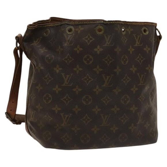 LOUIS VUITTON Monogram Petit Noe Shoulder Bag M42226 LV Auth bs27038 - Picture 1 of 16